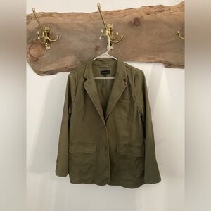 Talbots cotton blazer